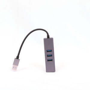 QUBE AD USB Hub 4 in q, with Ethernet Port RJ45 (1000M), USB 3.0*3