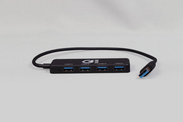 QUBE AD USB A 3.0 to 4*USB A 3.0 Hub, Black, Slim  Y23014 - Image 2