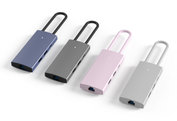 QUBE AD S23019 7 in 1, C to HDMI, PD, USB, C and SD/TF