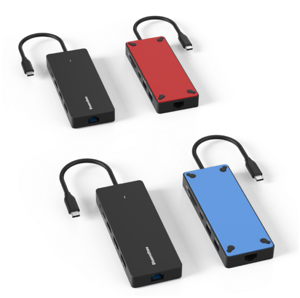 QUBE AD 11 in 1 S23024 C to HDMI, PD, USB 3.0, USB C , SD/TF and 3.0 audio