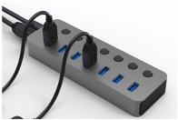 QUBE UH S23037 7 in 1 USB Hub