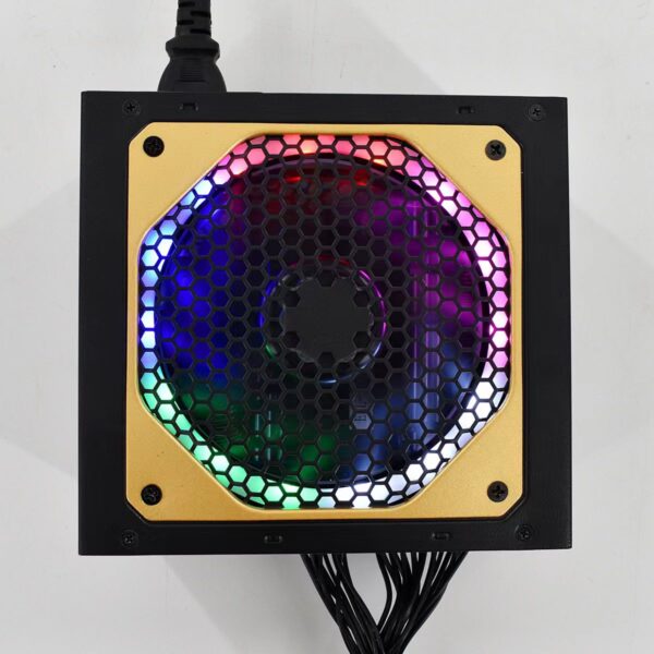 Qube Power Supply Gaming 650W, RGB lighting, Including EN Wire