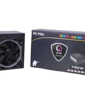 80 Plus 750W Gold certified Power supply with thermally controlled RGB fan, super silent