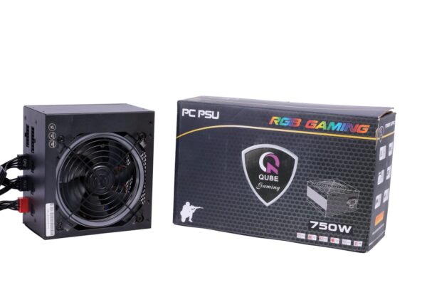 80 Plus 750W Gold certified Power supply with thermally controlled RGB fan, super silent