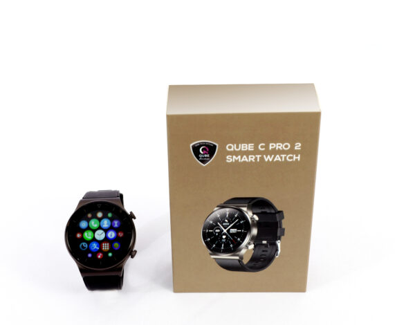 QUBE C Pro 2 Smart Watch A22005 Silver RD