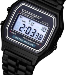 QUBE Cosmos Digital Watch M23001, White