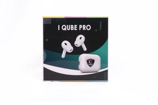 QUBE iQube Pro S23013 White-Wireless airpod