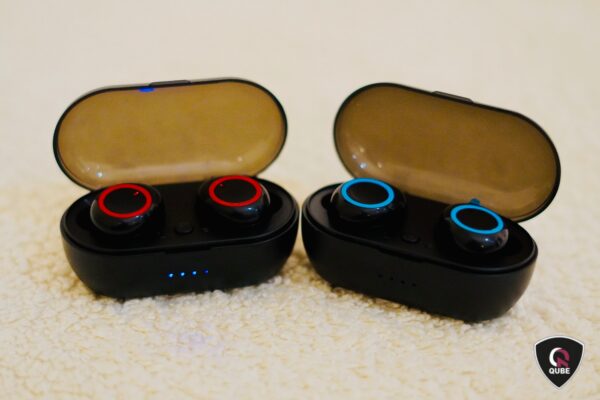 QUBE Cosmos Wireless Headset F22001 Red