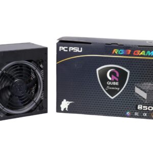80 Plus 850W bronze certified power supply with thermally controlled RGB fan, super silent