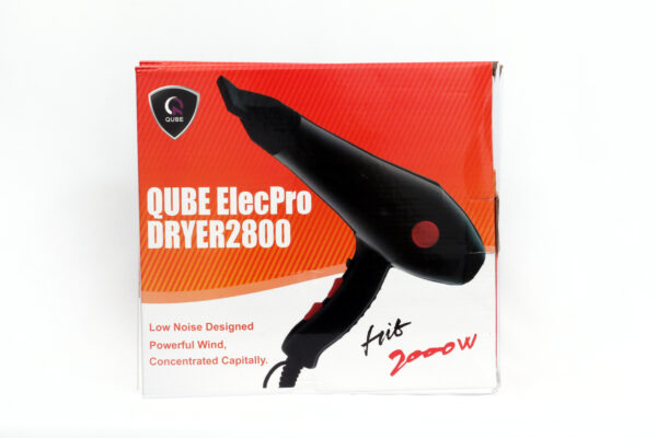 QUBE ElecPro Hair Dryer 2000W Y23003 Black