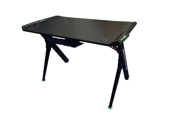 QUBE Levin RGB Gaming Table N2011GD008 (122*60*74) with touch control